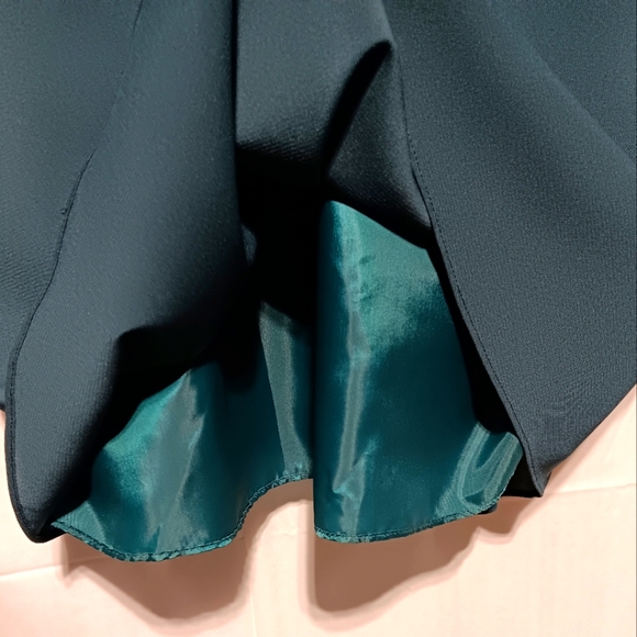 The Limited New With Tag Women's Teal Halter Cocktail Dress, Size 4, - Picture 5 of 10